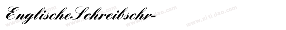 EnglischeSchreibschr字体转换