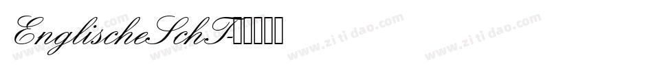 EnglischeSchT字体转换