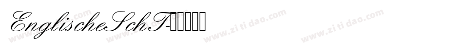 EnglischeSchT字体转换