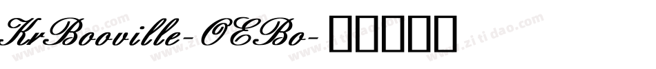 KrBooville-OEBo字体转换