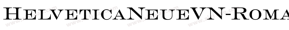 HelveticaNeueVN-Roma字体转换
