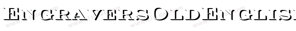 EngraversOldEnglishBT-Bold字体转换