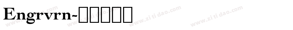 Engrvrn字体转换