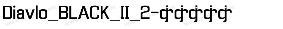 Diavlo_BLACK_II_2字体转换