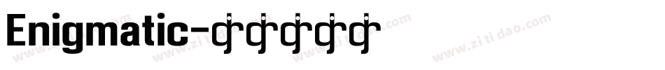 Enigmatic字体转换