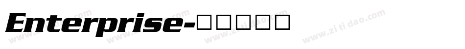Enterprise字体转换