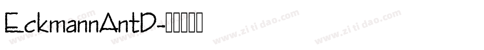 EckmannAntD字体转换