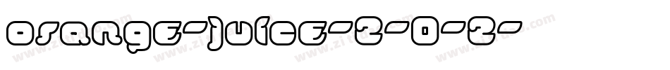 orange-juice-2-0-2字体转换