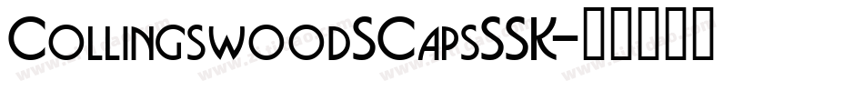 CollingswoodSCapsSSK字体转换