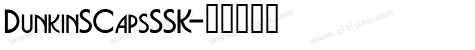 DunkinSCapsSSK字体转换