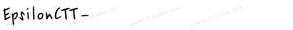 EpsilonCTT字体转换