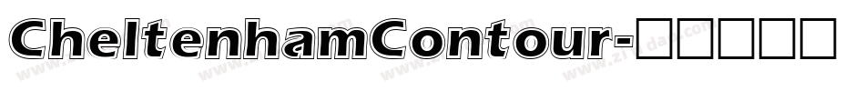 CheltenhamContour字体转换