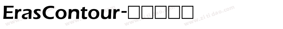 ErasContour字体转换
