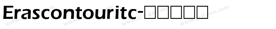 Erascontouritc字体转换