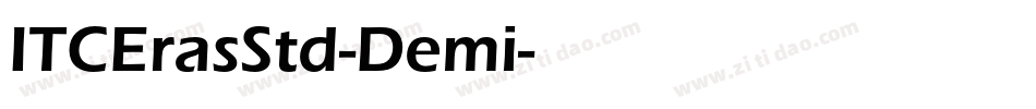 ITCErasStd-Demi字体转换