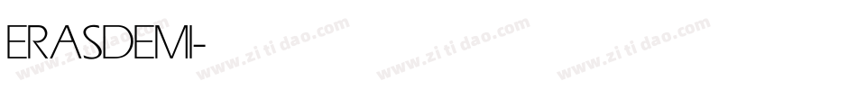 ERASDEMI字体转换
