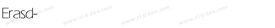 Erasd字体转换