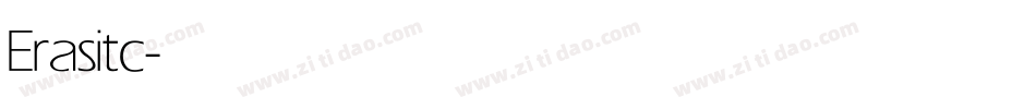 Erasitc字体转换