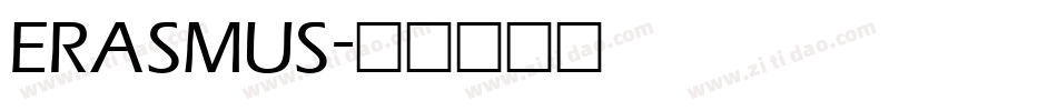 ERASMUS字体转换