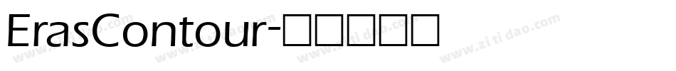 ErasContour字体转换