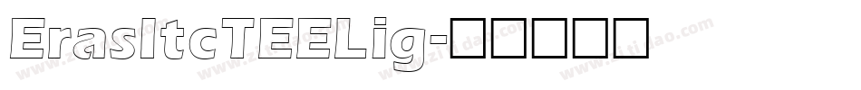 ErasItcTEELig字体转换