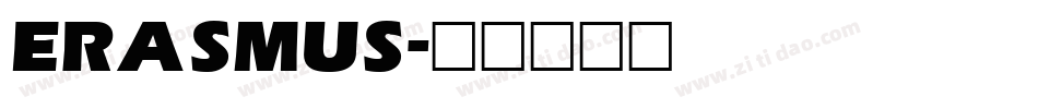 ERASMUS字体转换