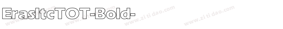 ErasItcTOT-Bold字体转换