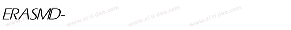 ERASMD字体转换