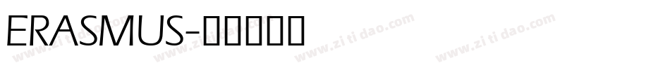 ERASMUS字体转换