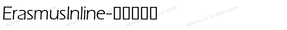ErasmusInline字体转换