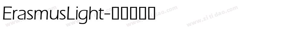 ErasmusLight字体转换