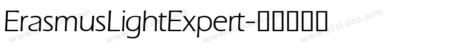 ErasmusLightExpert字体转换