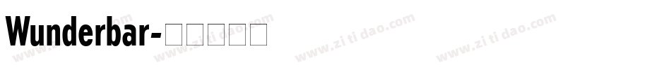 Wunderbar字体转换
