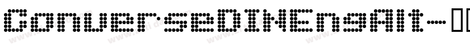 ConverseDINEngAlt字体转换