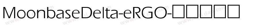 MoonbaseDelta-eRGO字体转换