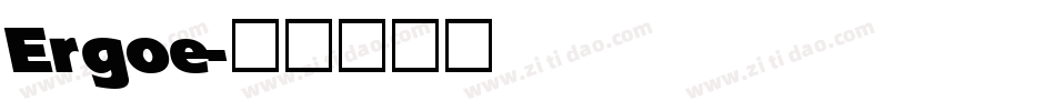 Ergoe字体转换