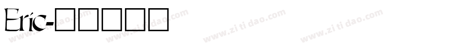 Eric字体转换