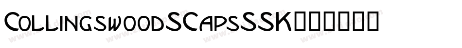 CollingswoodSCapsSSK字体转换