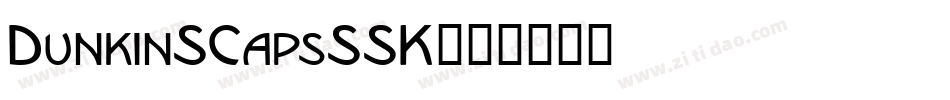 DunkinSCapsSSK字体转换