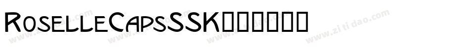 RoselleCapsSSK字体转换