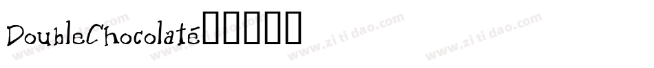 DoubleChocolate字体转换