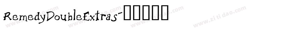 RemedyDoubleExtras字体转换