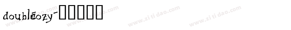 double-cozy字体转换