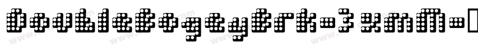 DoubleBogeyBrk-3xmM字体转换