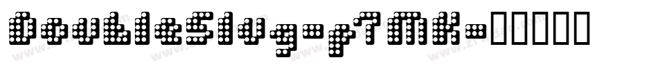 DoubleSlug-p7MK字体转换