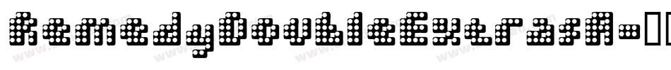 RemedyDoubleExtrasA字体转换
