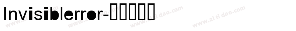 Invisiblerror字体转换