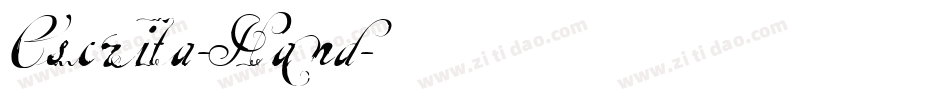 Escrita-Hand字体转换