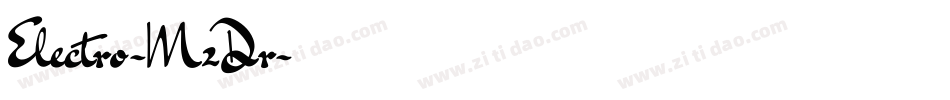 Electro-M2Dr字体转换