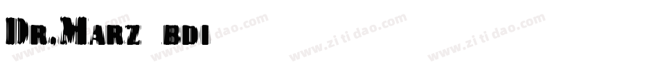 Dr.Marz_bdi字体转换